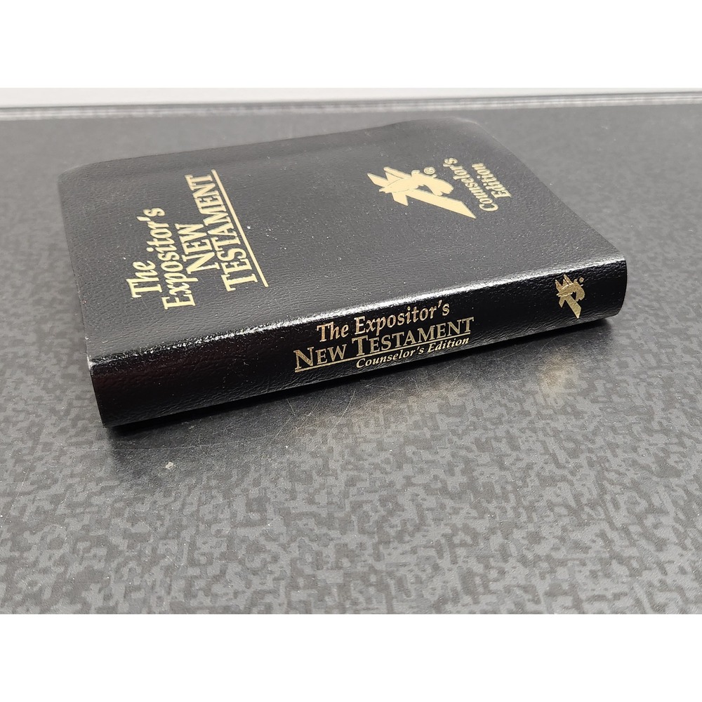Expositor's New Testament Counselor's Edition KJV Black Bonded Leather Swaggart - Picture 4 of 9